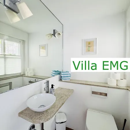 Vila Luxus Emg Nah Muenster, Osnabrueck, Rheine Fuer Familien Gruppen Bis 17 Personen, Pool, Whirlpool, Garten, Kamin, 6sz Emsdetten