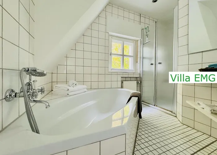 Villa Luxus Emg Nah Muenster, Osnabrueck, Rheine Fuer Familien Gruppen Bis 17 Personen, Pool, Whirlpool, Garten, Kamin, 6sz *