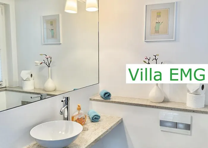 Luxus Emg Nah Muenster, Osnabrueck, Rheine Fuer Familien Gruppen Bis 17 Personen, Pool, Whirlpool, Garten, Kamin, 6sz Villa *