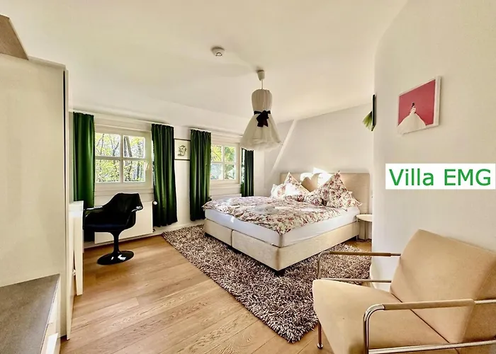 Luxus Emg Nah Muenster, Osnabrueck, Rheine Fuer Familien Gruppen Bis 17 Personen, Pool, Whirlpool, Garten, Kamin, 6sz Villa *