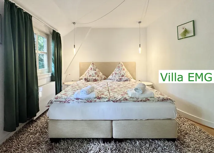 Luxus Emg Nah Muenster, Osnabrueck, Rheine Fuer Familien Gruppen Bis 17 Personen, Pool, Whirlpool, Garten, Kamin, 6sz Villa