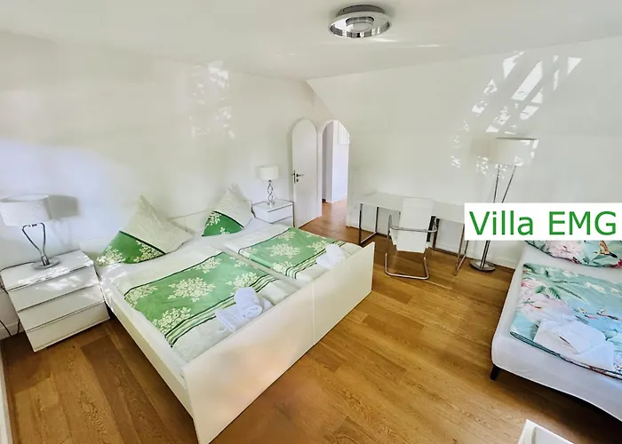 Villa Luxus Emg Nah Muenster, Osnabrueck, Rheine Fuer Familien Gruppen Bis 17 Personen, Pool, Whirlpool, Garten, Kamin, 6sz