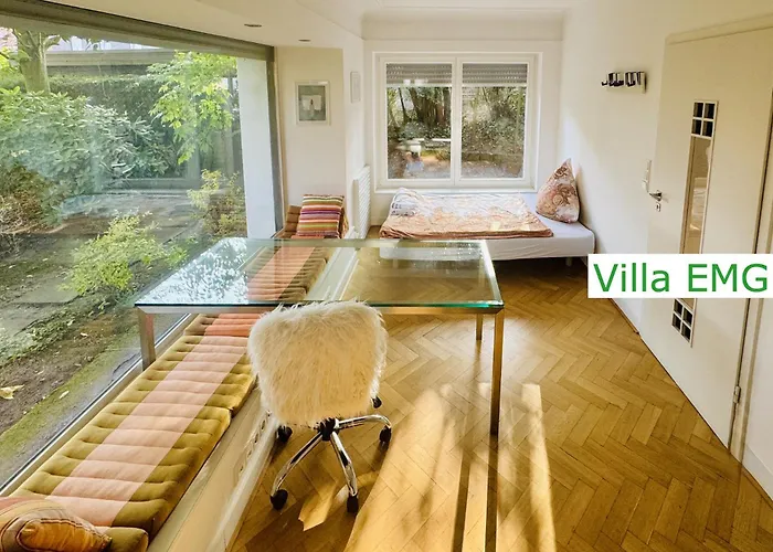 Luxus Emg Nah Muenster, Osnabrueck, Rheine Fuer Familien Gruppen Bis 17 Personen, Pool, Whirlpool, Garten, Kamin, 6sz Villa